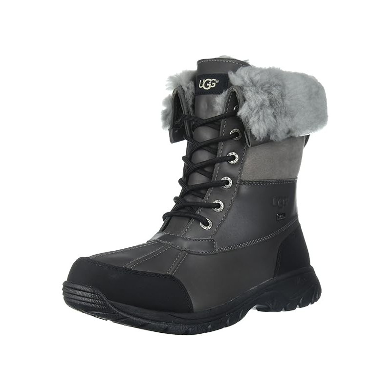 Bottes UGG Butte Cuir Texture Authentique